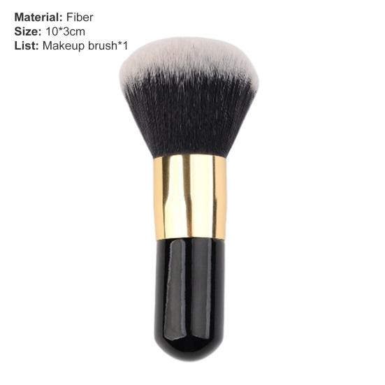 Yousheng Одинарная кисть для макияжа Износостойкая Мягкая кисть из волокна Маленькая толстая кисть для основы для лица