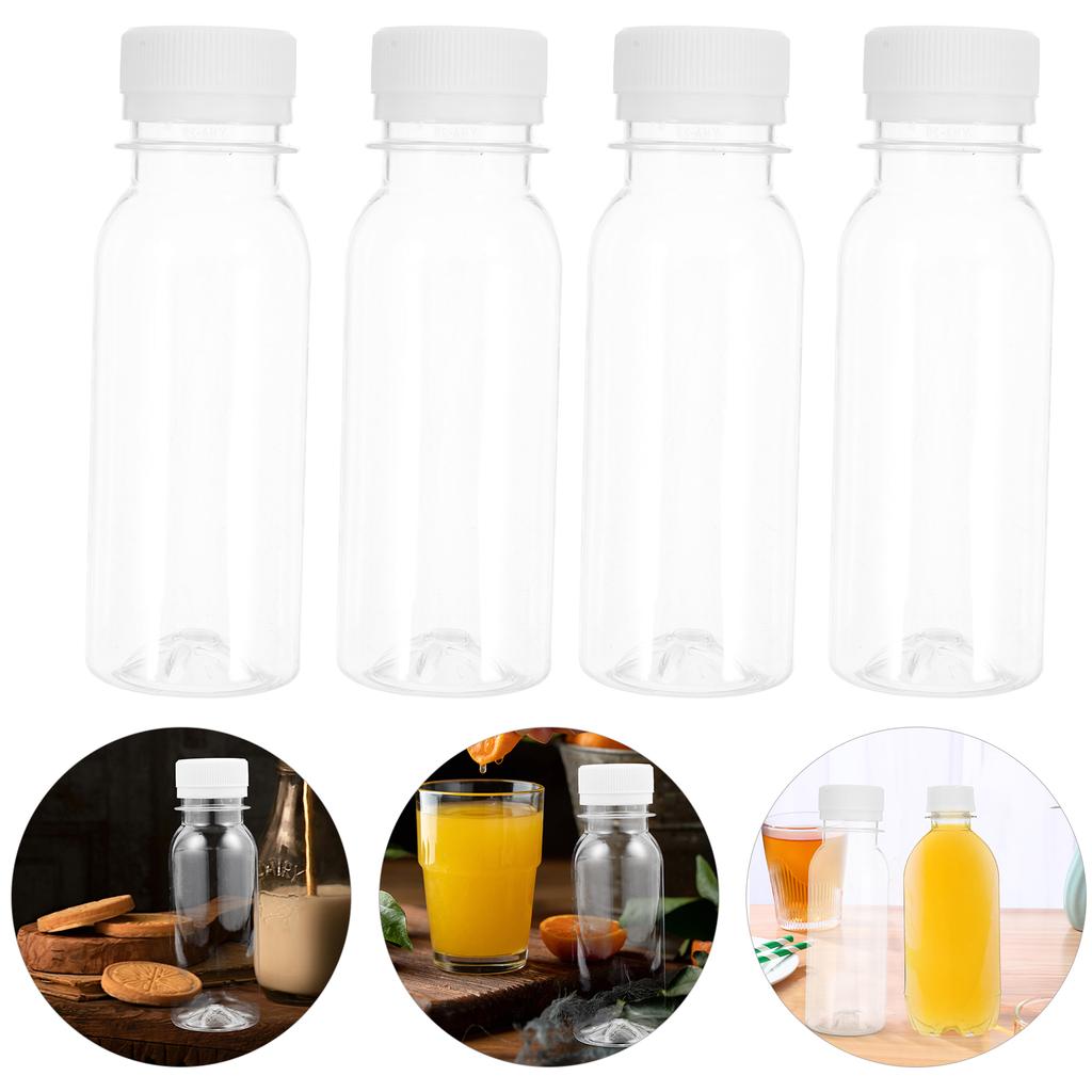 15 шт. Бутылки для питьевой воды, молока для использования на открытом воздухе, прозрачные, кофейные, мини-пустые, для соков