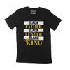 Men's T-Shirt King Power Black Leaders Graphic Tee Birthday Gift