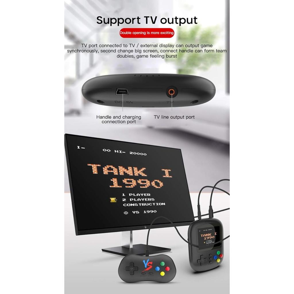 Портативная игровая консоль K21 Retro FC, экран 3,67 дюйма, встроенная батарея 620 Game 1200 мАч, перезаряжаемая, поддержка подключения к ТВ