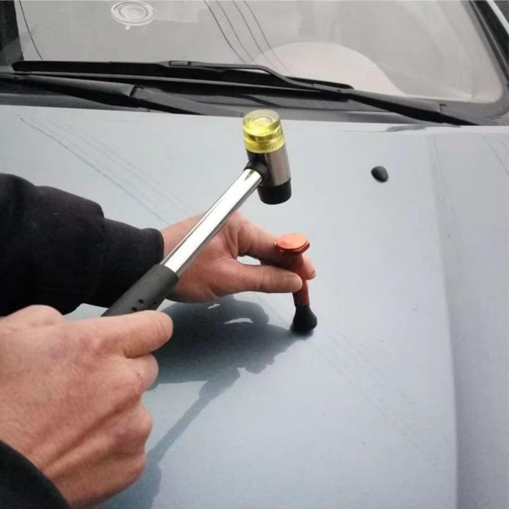 Инструмент для удаления вмятин HotCar Резиновый молоток Ударный инструмент Инструмент для удаления вмятин от града Комплект для ремонта неокрашенных кузовов Реа