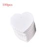 100pcs Kraft Paper Heart Shaped Small Label DIY Jewelry Blank Hanging Tag Card