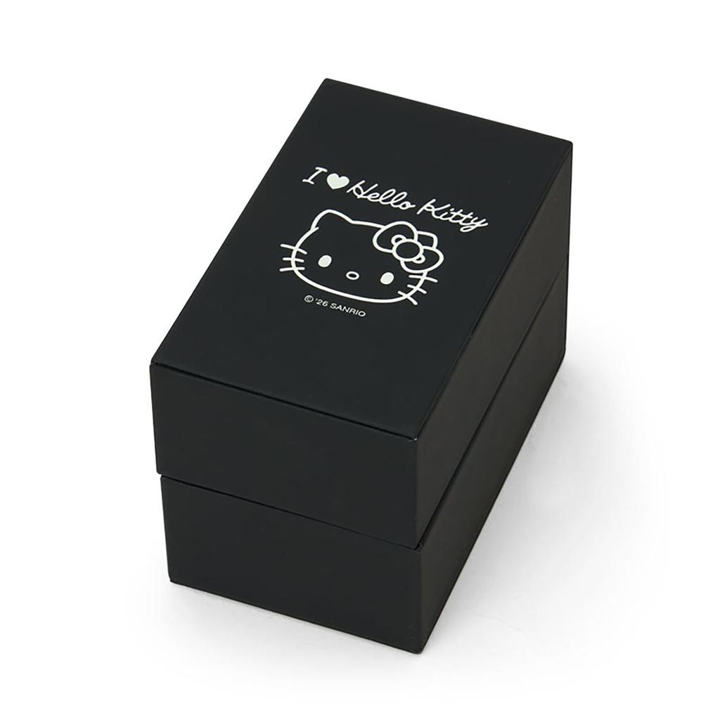 Sanrio Watch Love Hello Hello Kitty Black 574911 Face-Shaped (I Kitty)