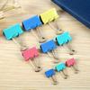 32mm/41mm/51mm 12/24Pcs Color Long Tail Clip Dovetail Clip Large Medium and Small Office Supplies Set