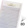 Lashprofessor 3D/4D/5D/6D Sharp Premade Volume 320Fans 8D/10D/12D Individual Lash Extension Pointy Thin Stem Russian Volume Lash