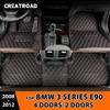 Автомобильные коврики для BMW 3 серии F30 E90 330i 335i 320i 318i 2008 2009 2010 2011 2012 Ковровое покрытие Аксессуары для интерьера