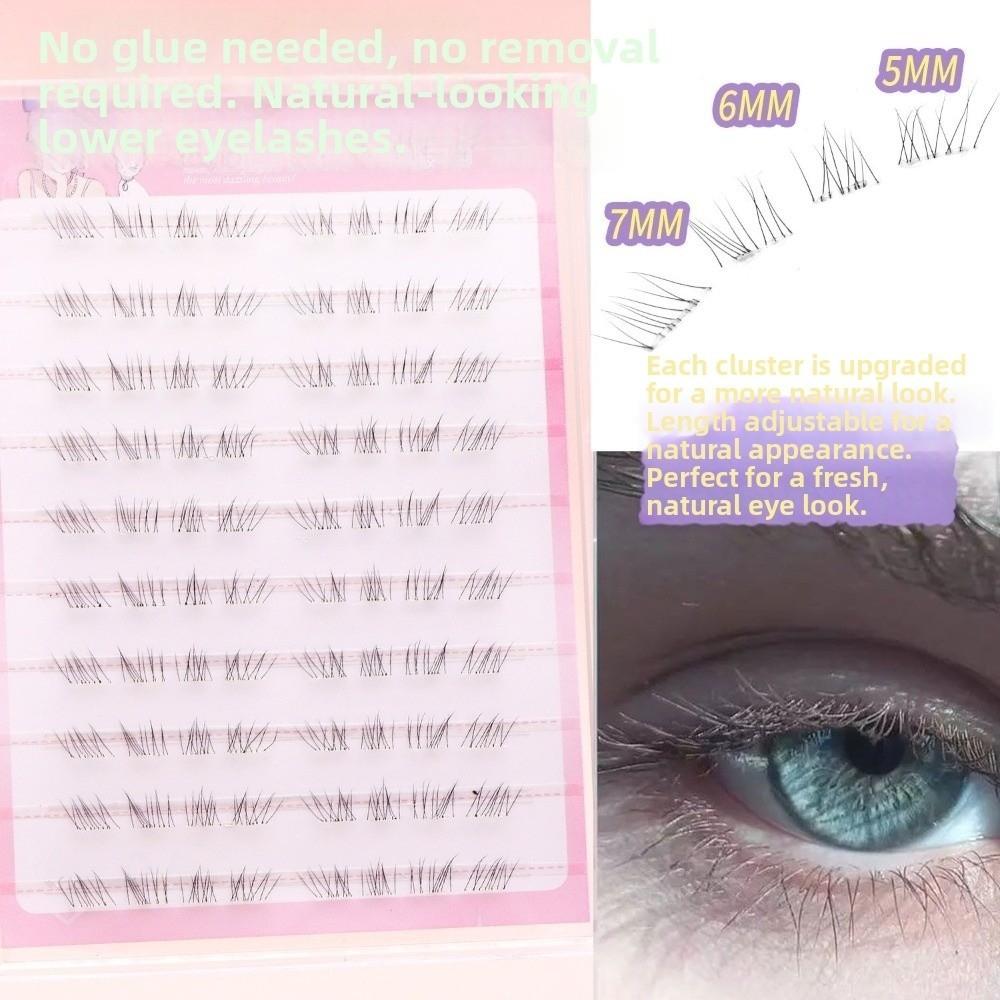 Gentle Self Adhesive Lower False Eyelashes Black Lower Fake Eyelashes DIY Lashes Extension  Party
