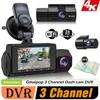 3 Channel Car DVR Dash Cam 4K Camera GPS WiFi for Vehicle Dashcam Black Box Video Recorder Registrator Night Vision Car Accessories