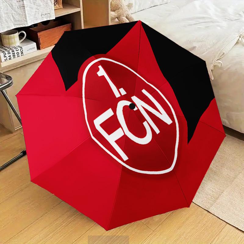 Nurnberg Football Club Automatic Folding Umbrella - 8-Rib Travel Umbrella with Auto Open/Close & Portable Gifts for holidays or birthdays