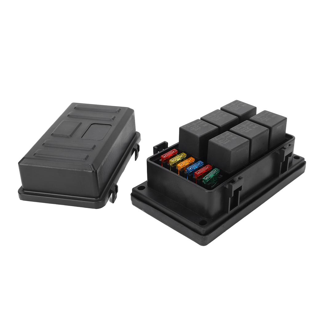 Водонепроницаемый релейный блок 24 В 6 5 контактов 6 ATC ATO Blade Fuse Block Kit для автомобиля, морской лодки