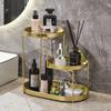 Toilet Washing Shelf Bathroom Toilet Desktop Cosmetic Storage Shelf Dresser Organizer For Cosmetics