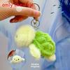 Starfish Seahorses Crabs Plush Keychain With Pressing Will Produce Sound Design