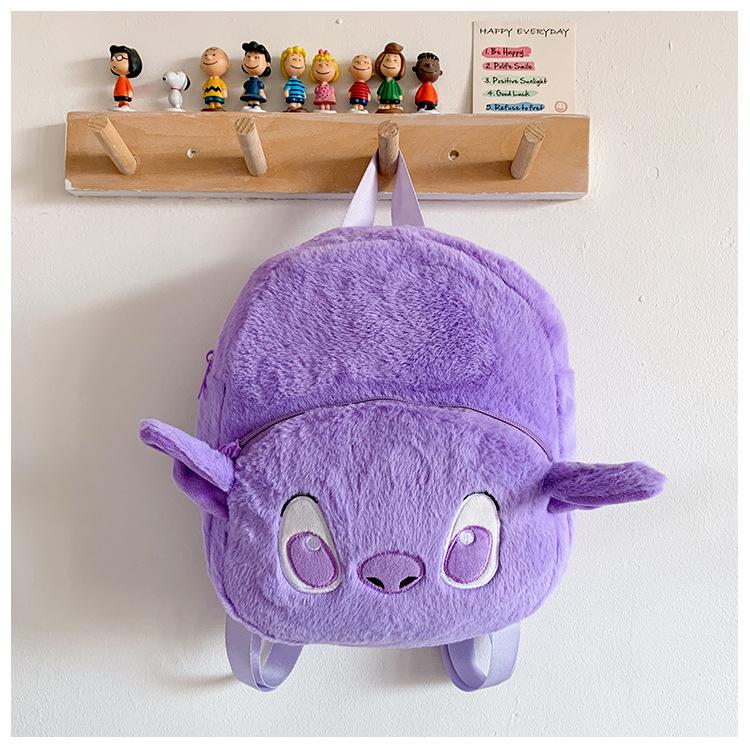 Cute Cartoon Doll Plush Backpack for Girls