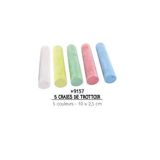 Craies de trottoir - MEGACREA DIY - 10x2,5 cm - Multicolore - Pour enfants - Mixte