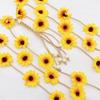 Ethnic Style Hair Accessories Bohemian Sun Flower Daisy Adjustable Hairbands Headband Headwear For Women Vacation Jewelry