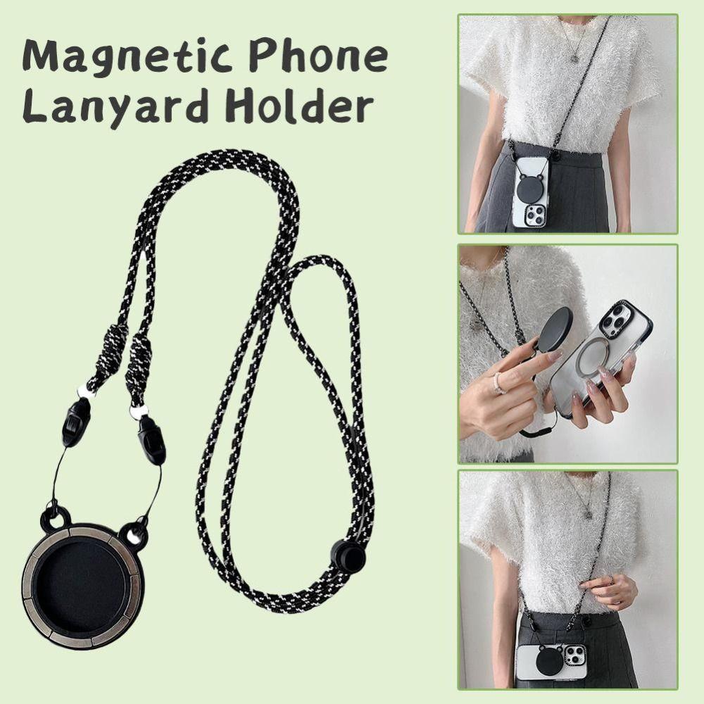 Hanging Cord Magnetic Mobile Lanyard Crossbody Smartphone Chain Cell Phone Strap  Outdoor Travel