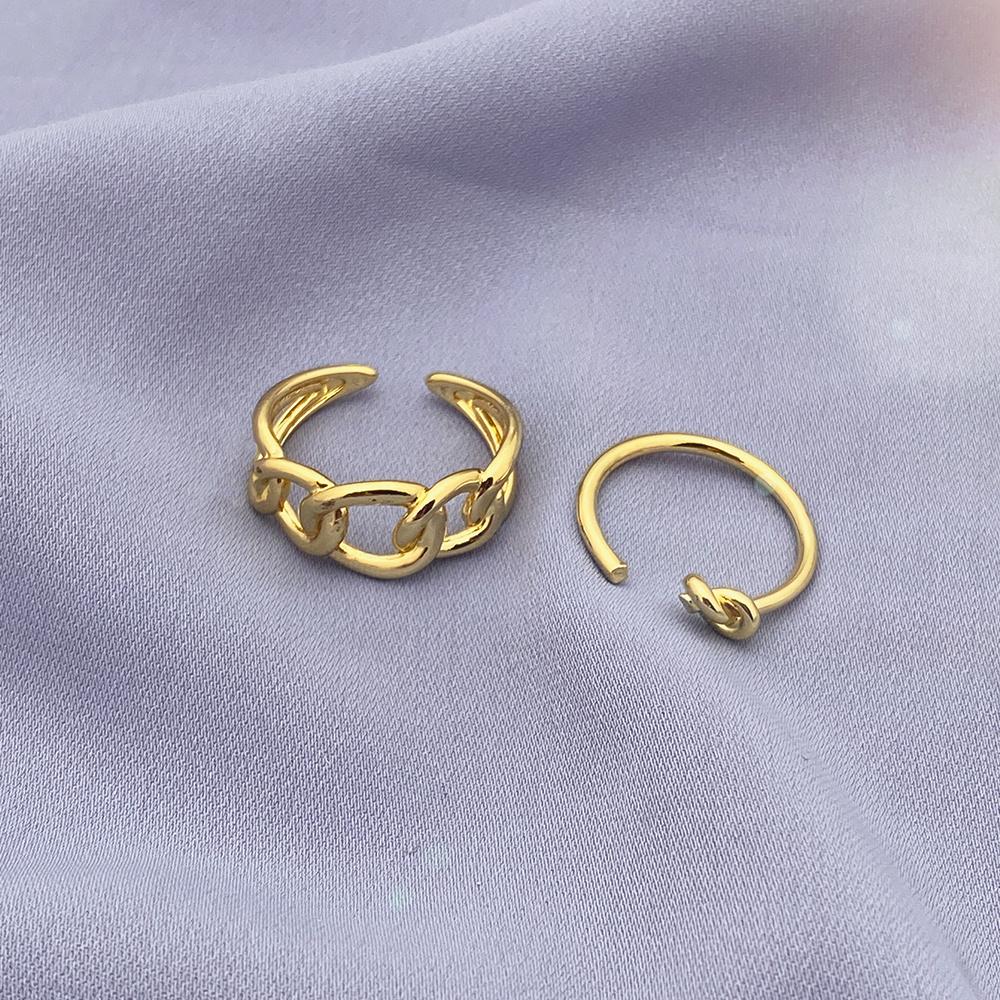 Модные геометрические кольца золотого цвета, сверкающее открытое кольцо с цирконом, эффектные ювелирные изделия для женщин