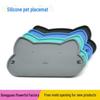 Силиконовый коврик для кормления домашних животных: Легко чистить, Складной, Непротекаемый, Нескользящий, Водонепроницаемый для кошек и собак