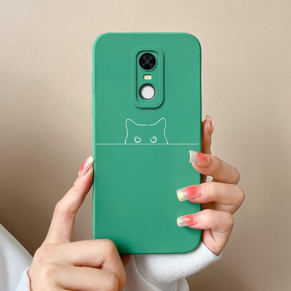 Для Redmi Note 7S 9S 10S 7 8 9 10 9T 10T K80 Pro Max Plus чехол для телефона милый узор котенка совы квадратный жидкий силиконовый защитный чехол для Redmi Capa