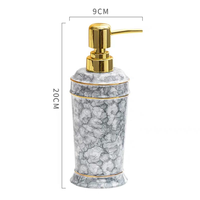 Керамическая бутылка для жидкого мыла Дозатор для мыла Контейнер для мыла Насос для мыла Дозатор для мыла Заправляемая бутылка для мыла