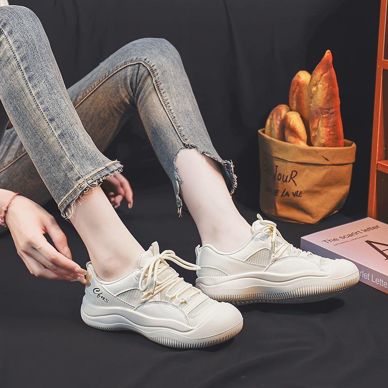 Летняя новая парусиновая обувь женская студенческая дышащая повседневная обувь уличная белая обувь