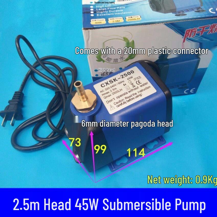 Submersible Cooling Pump for Engraving Machines, Drills, Fountains, and Fish Tanks
