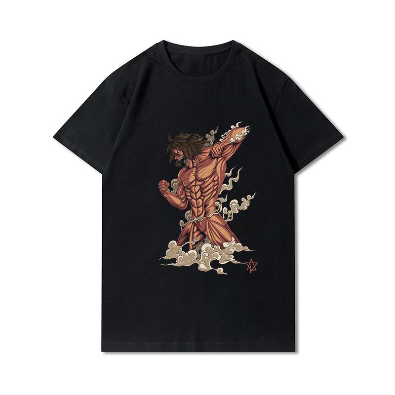 Женская футболка размера плюс с аниме «Атака Титанов» Levi·Ackerman Eye, топы в стиле панк, летняя свободная футболка в стиле Харадзюку в готическом стиле с короткими рукавами