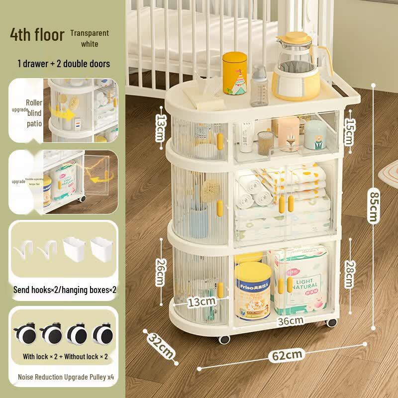 Yeya Foldable Multi-functional Storage Cart