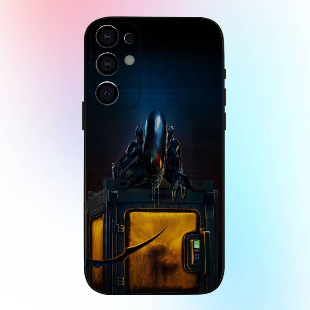 Чехол для телефона A-Alien X-Xenomorph P-Predator для Samsung S25, S24, S21, S22, S23, S30, Ultra, S20, Plus, Fe, Lite, Note, 10, 9, 5G Черный