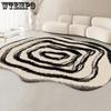 Irregular Living Room Large Area Carpets Color Block Bedroom Bedside Carpet Minimalist Home Decoration Rugs Soft Balcony Rug