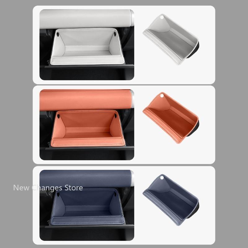 Car Glove Box Storage Pocket for BYD Ti 7 2025 2026 Co-Pilot Storage Box Mat Interior Accessories