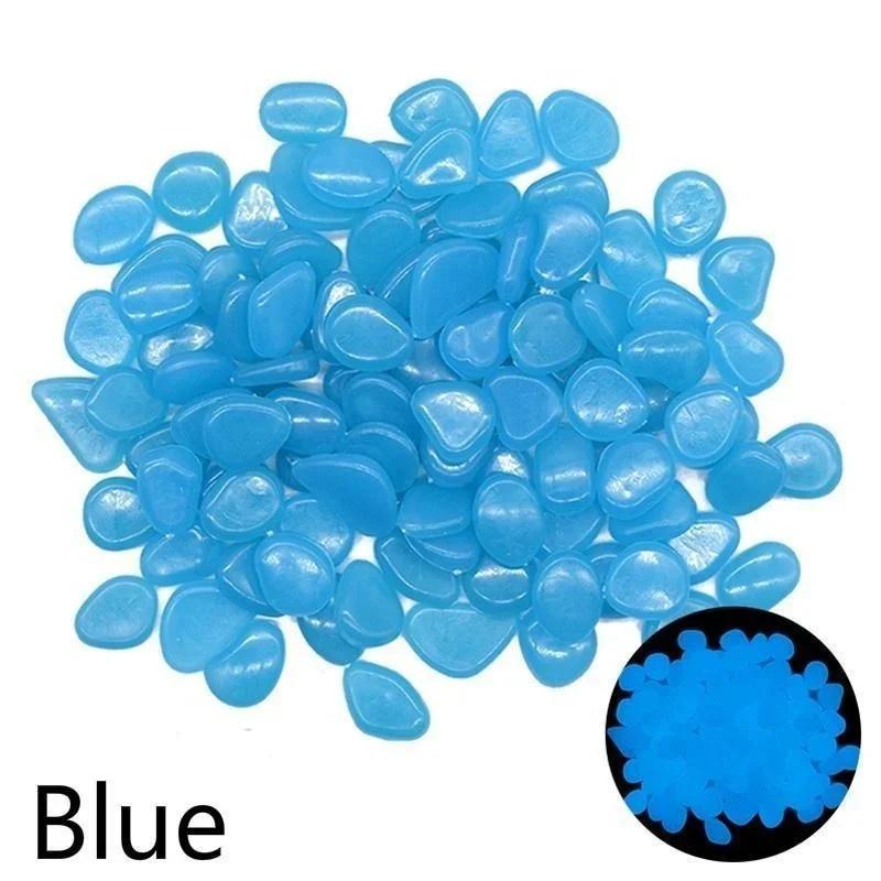 Светящиеся камни Светящиеся в темноте Галька Камни Уличные дорожки Домашний сад Двор Декор Камешки для аквариума