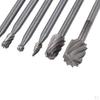 6PC HSS Rotary Tool Burr Set Tools For Woodworking