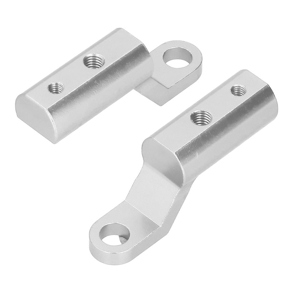 Кронштейн-удлинитель зеркала заднего вида мотоцикла из алюминиевого сплава для электрических горных велосипедов, серебристый