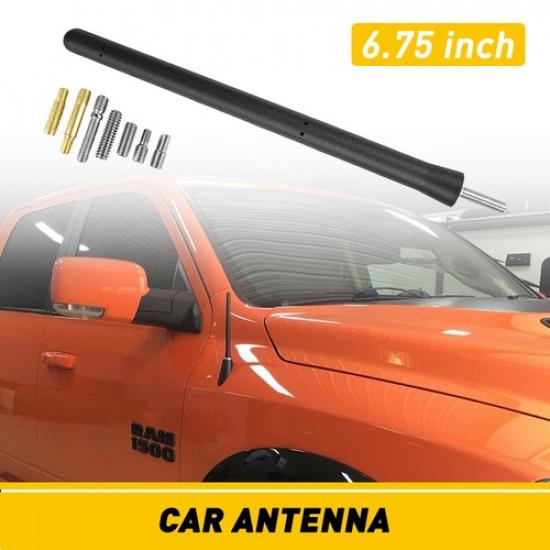 6 3/4" Short Black Antenna Mast Radio for DODGE RAM & RAM 1500 2500 2009-23 3500