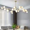 Nordic Creative Living Room chandelierMagic Bean Molecular Pendant Light Modern Restaurant LED Light Home Appliance Room Decor