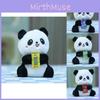 Charming Soft Plush Panda Pendant Toy Cuddly Stuffed Animal Keychain Decor