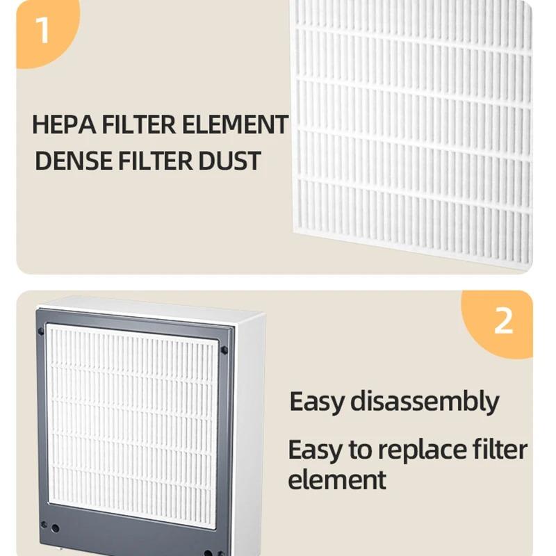 Настольный очиститель воздуха с HEPA-фильтром, портативный очиститель воздуха, устранитель запахов, освежитель воздуха для автомобиля, спальни, офиса, мини-очиститель воздуха