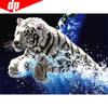 5D DIY Diamond Painting Full Round Animal Tiger Rhinestone Picture Embroidery Sale Diamond