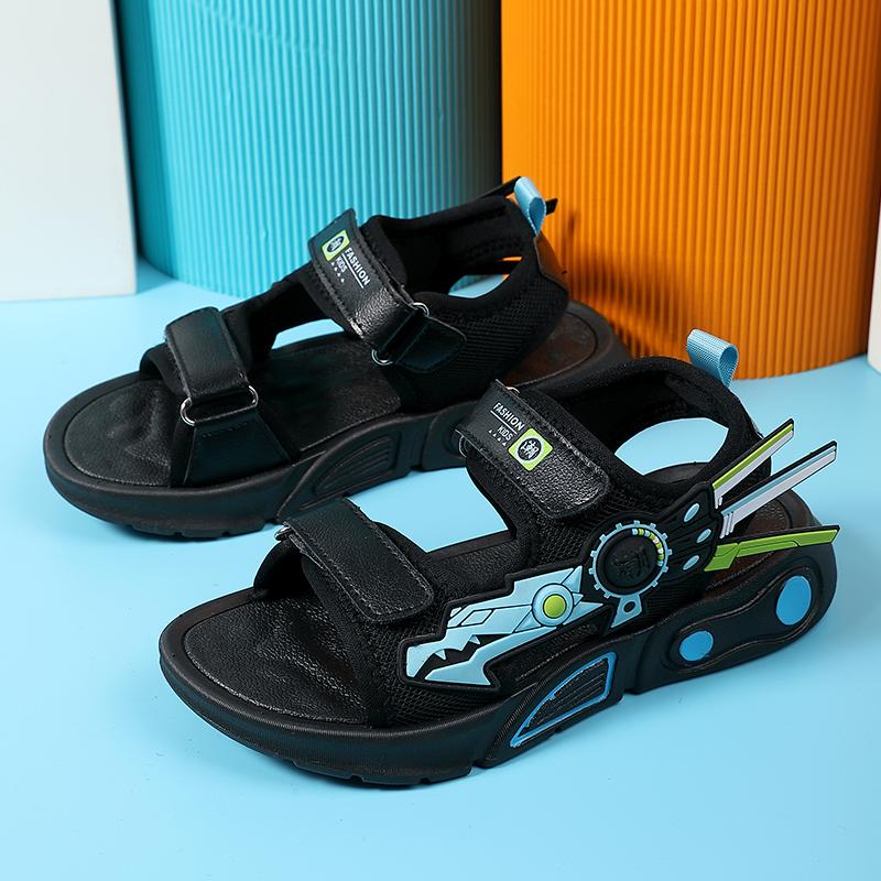 Летние детские сандалии 28-40 лет, уличная пляжная спортивная обувь, сандалии Magic Boy, сандалии для девочек