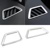 Car Front Air Conditioner Outlet Decoration Cover Car Styling Fit For 2017 2018 Peugeot 5008 3008 GT