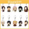 Stylish And Lightweight Demon Slayer Anime Cartoon Character Acrylic Keychain Bag Pendant Accessories Easy To Carry