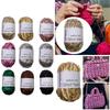 Metallic T Shirt Yarn Soft 40M Shiny Knitting Crochet Yarn Crochet Bag Yarn for Crocheting Keychains Handmade Bag DIY Bags