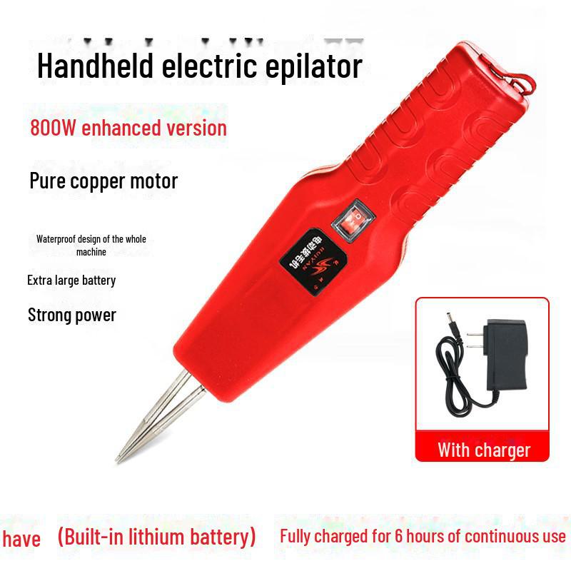 Автоматическая машина для ощипывания птицы с литиевой батареей: Электрическая машинка для удаления перьев у курицы, утки и гуся (Европейский стандарт)