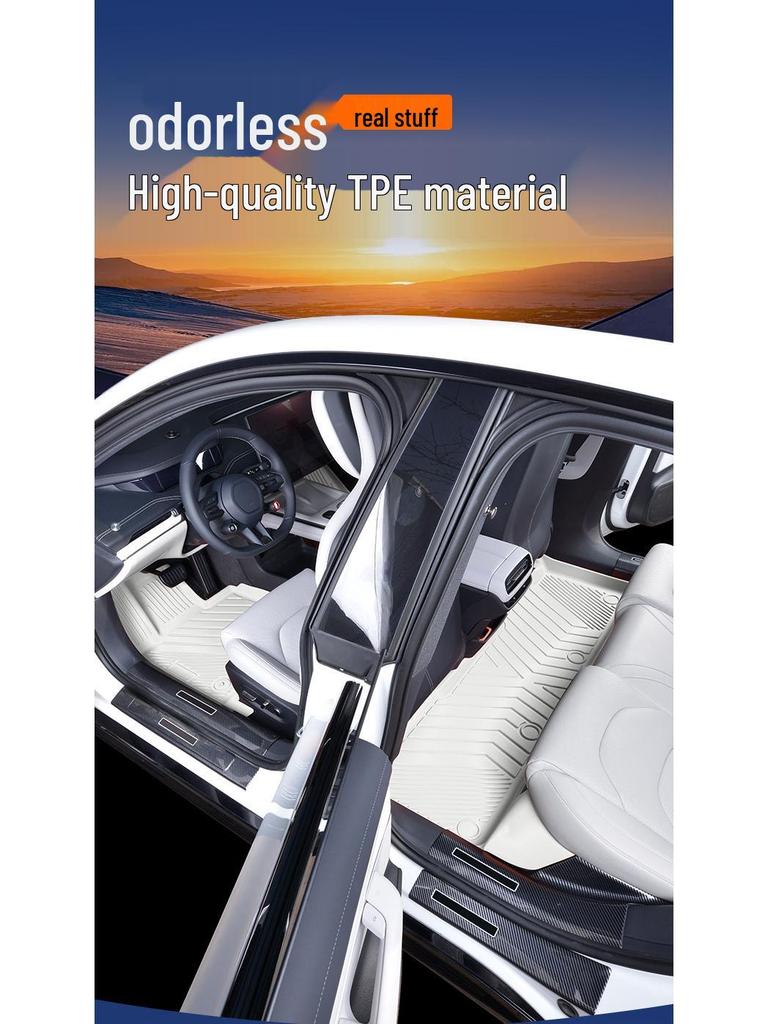 Waterproof TPE Car Floor Mats for Modern Verna 16-20 & Verna RV 17-18 Models