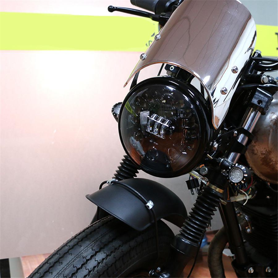 7-дюймовая круглая светодиодная фара с корпусом фары, проекторный мотор дальнего/ближнего света, 7-дюймовая круглая фара