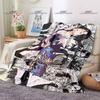 Fashion EVA Queen Thin Blanket Beauty Art Pattern 3D Printing Blanket Flannel Portable Home Travel Office Blanket