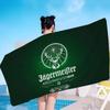J-Jagermeisteres Логотип Микрофибра Пляжное полотенце Впитывающее Быстросохнущее Мягкое Йога Плавание Курорт Альпинизм Полотенце