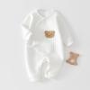 Autumn/Winter Newborn Cotton Rompers: Thin, Boneless, Warm Air Cotton