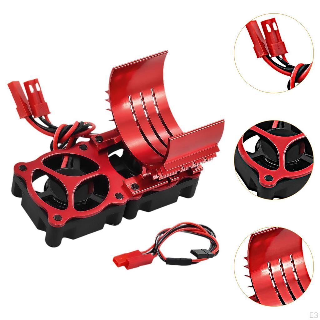 RC Car Motor Cooling Fan Aluminum Alloy Accessory Direct Replaces Spare Parts